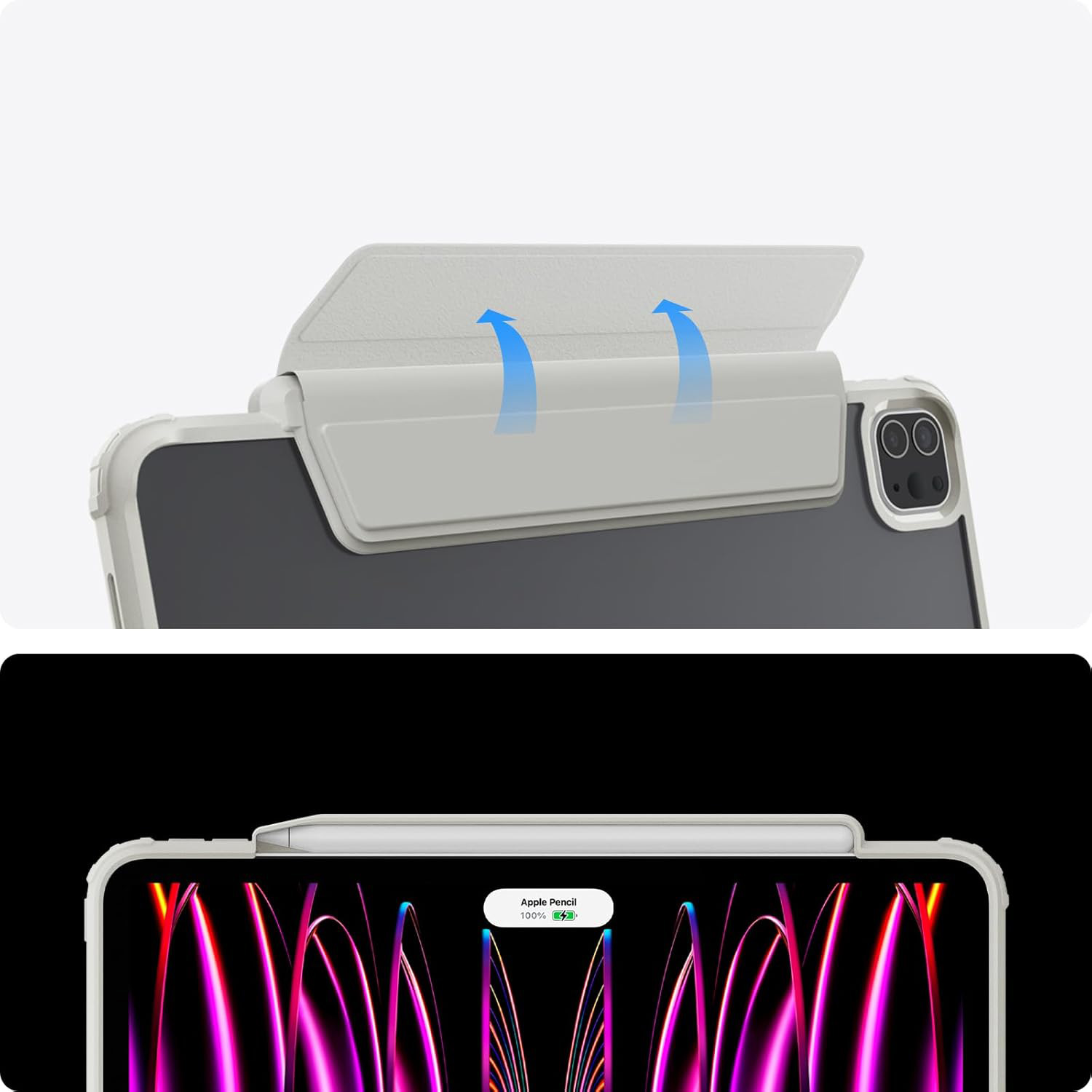 Etui Spigen Air Skin Pro do iPad Pro 11" 2022/2021/2020/2018, szare